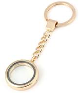 Thumbnail for your product : WeiVan Plated 30mm Round Living Memory Locket Keychain Glass Floating Charm Locket Key Ring