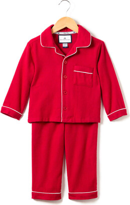 Petite Plume Classic Flannel Pajama Set, Size 6M-14