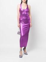 Thumbnail for your product : Tom Ford Scoop Neck Metallic Sleeveless Dress