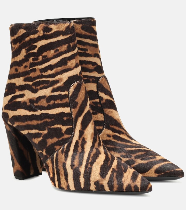 leopard print shoe boots