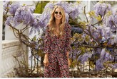 Thumbnail for your product : Little Mistress by Vogue Williams Printed Dress With Side Split