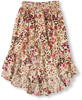 Thumbnail for your product : Children's Place Hi-low leopard skirt