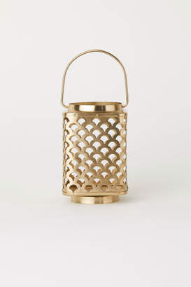 H&M Metal Candle Lantern - Gold