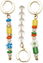 Thumbnail for your product : Eliou Floral Beaded Drop Earrings Set