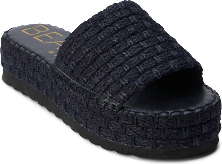 BEACH BY MATISSE Women's Woven Sandal In Black
