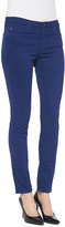 Thumbnail for your product : AG Adriano Goldschmied Prima Sateen Mid-Rise Cigarette Jeans, Lapis
