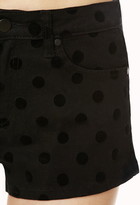 Thumbnail for your product : Forever 21 Sweet Polka Dot Denim Shorts
