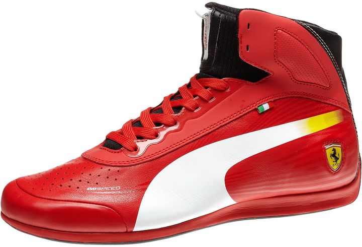 draft Darts Dear Puma Ferrari evoSPEED 1.2 Mid Men's Shoes - ShopStyle Performance Sneakers