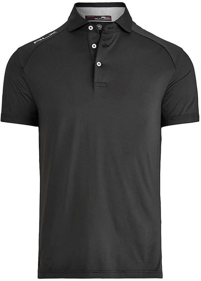 custom slim performance polo