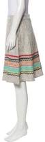 Thumbnail for your product : Christian Lacroix Striped Brocade Skirt