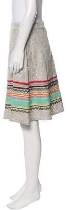 Christian Lacroix Striped Brocade Skirt