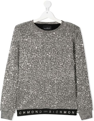 silver sequin top girls