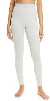 Warm Essentials By Cuddl Duds Women's Retro Ribbed High Waisted Leggings -  Blue M : Target