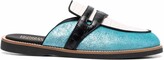 Thumbnail for your product : Human Recreational Services Palazzo colour-block mules