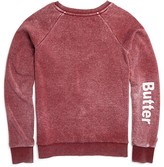 Thumbnail for your product : Butter Shoes Girls' Lace-Up Varsity Sweatshirt - Big Kid