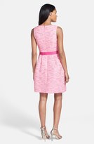 Thumbnail for your product : Trina Turk Tie Waist Tweed Fit & Flare Dress