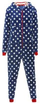 Thumbnail for your product : M&Co Star print fleece onesie
