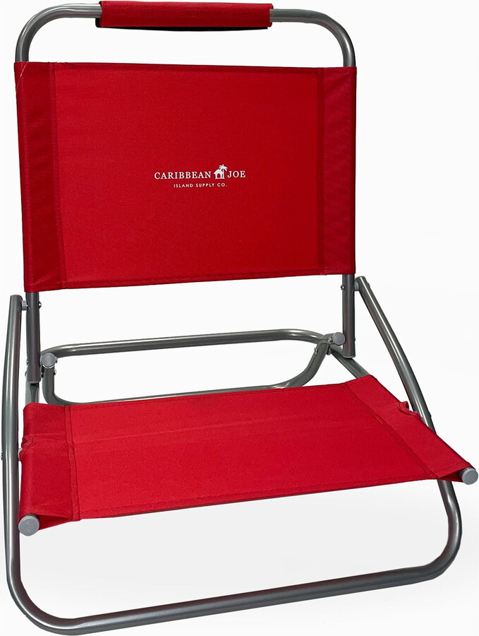 Caribbean Joe one position folding beach chair