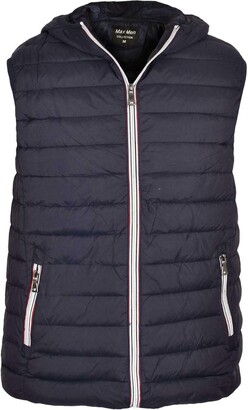 Men's Navy Hooded Gilet | Shop the world's largest collection of fashion |  ShopStyle UK