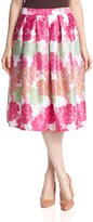 Thumbnail for your product : Miss Finch Printed Midi Skirt