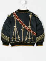 Thumbnail for your product : Dolce & Gabbana Kids printed padded bomber jacket
