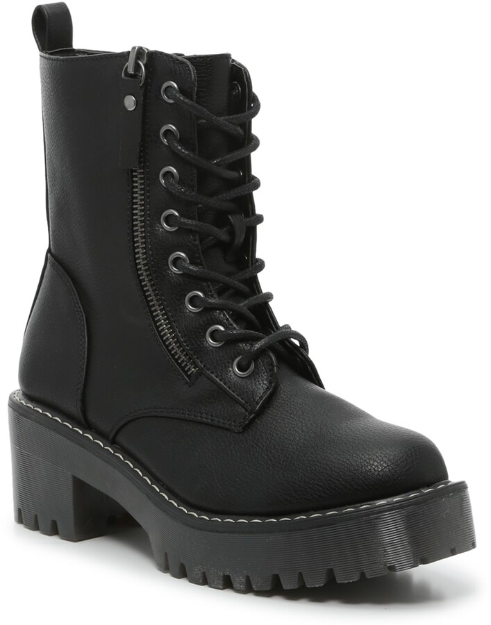 platform combat booties