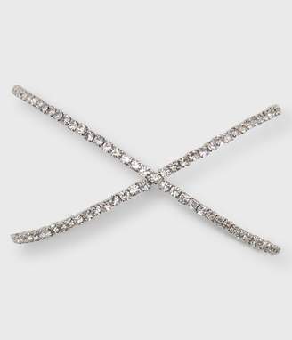 Rhinestone Cross Cuff Bracelet