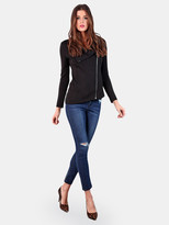 Thumbnail for your product : Standards & Practices Bardot High Rise Destroyed Knit Skinny Ankle Jeans