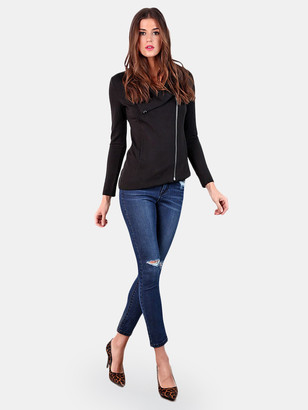 Standards & Practices Bardot High Rise Destroyed Knit Skinny Ankle Jeans