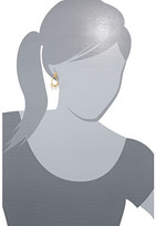 Thumbnail for your product : Lauren Ralph Lauren Dazzling Jewels Textured Teardrop Gypsy Hoop With Multi Bead Drops Clip Earring