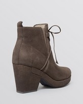 Thumbnail for your product : Eileen Fisher Lace Up Platform Booties - Vim
