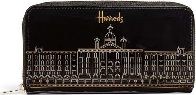 Harrods Croc-Embossed Oxford Chain Wallet Neutral – Yusrajohnson.uk
