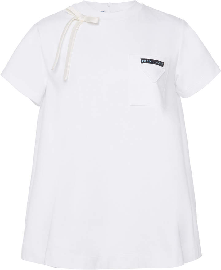 prada white t shirt