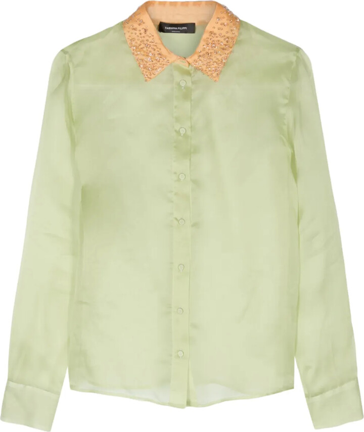 Fabiana Filippi Semi-Sheer Silk Shirt