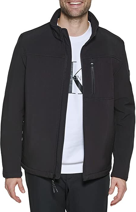 Calvin Klein Mens Shell Jacket | ShopStyle