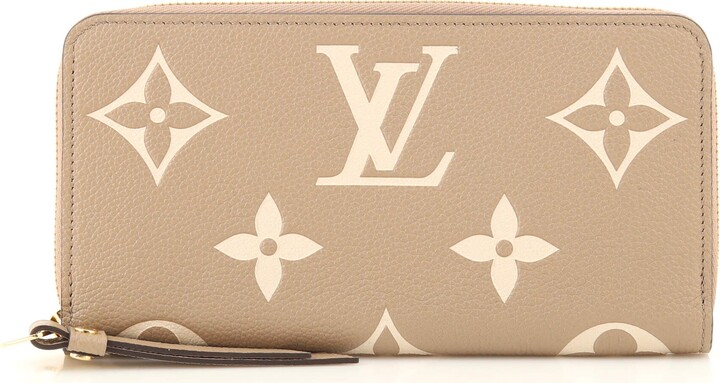 Louis Vuitton Zippy Wallet Bicolor Monogram Empreinte Giant - ShopStyle