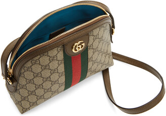 Gucci Brown & Beige GG Ophidia Bag