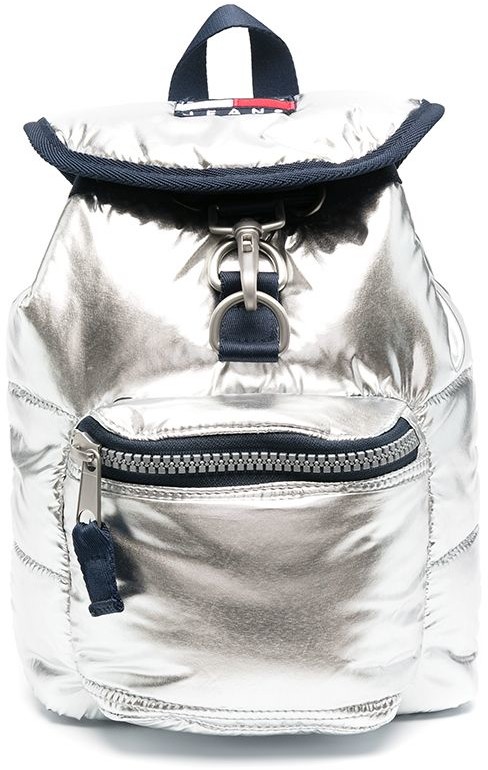 tommy hilfiger backpack silver