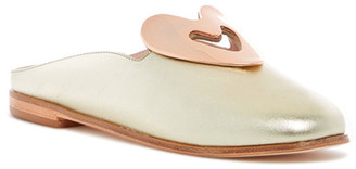 Ivy Kirzhner Heartbeat 18K Gold Plated Accent Slip-On Mule