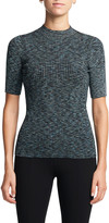 Thumbnail for your product : Theory Leenda Ribbed Short-Sleeve Sweater