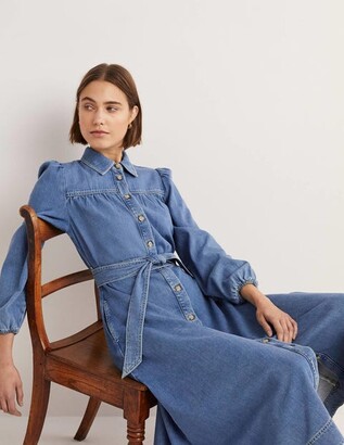lightweight denim shirt dress