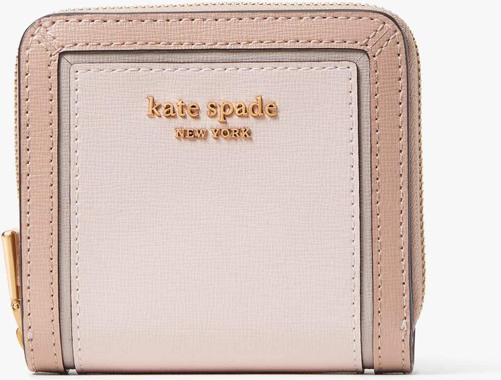 Kate Spade Gemma Small Slim ID Card Holder Wallet Cloud Mist Color NWT