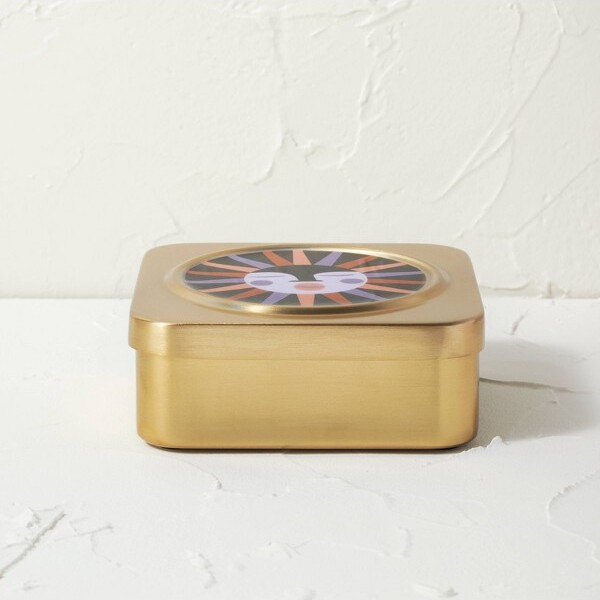 Opalhouse designed with Jungalow Sun Decorative Box Gold Opalhouse