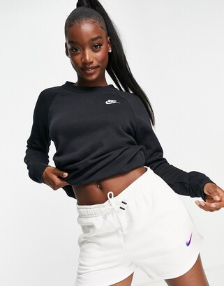 Nike Black Essentials Crew Neck Sweatshirt