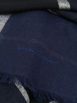 Thumbnail for your product : Ferragamo classic frayed scarf