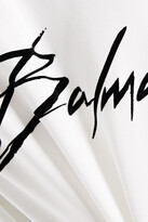 Thumbnail for your product : Balmain Printed French Cotton-terry Sweatshirt