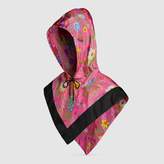 Thumbnail for your product : Gucci Nylon hood with Flora print