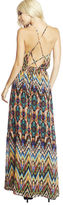 Thumbnail for your product : Arden B Batik Strap Back Maxi Dress