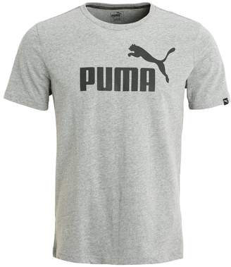 Puma LOGO TEE Print Tshirt flame scarlet