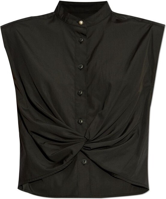 Rag & Bone Twist Front Sleeveless Top